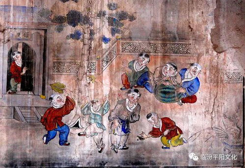 臨汾 吉縣大山深處藏民國壁畫精品